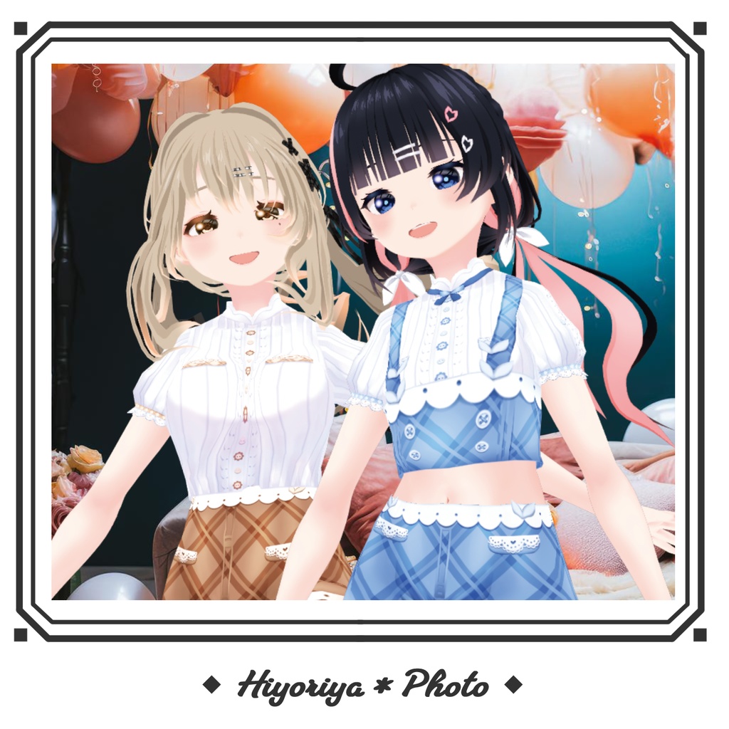 【VRoid】ずんだスカート&サロペット|Zunda Skirt & Salopette