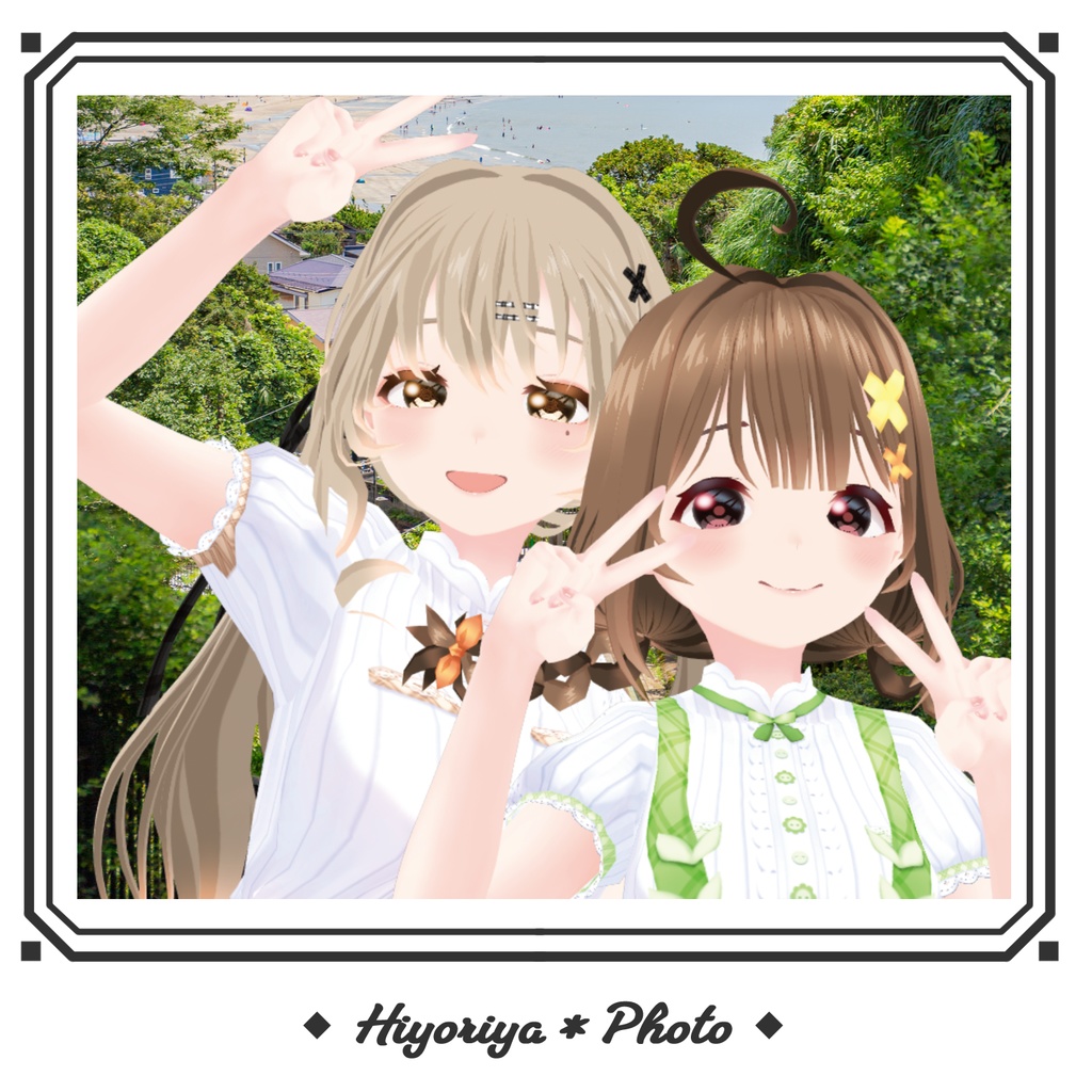 【VRoid】ずんだスカート&サロペット|Zunda Skirt & Salopette