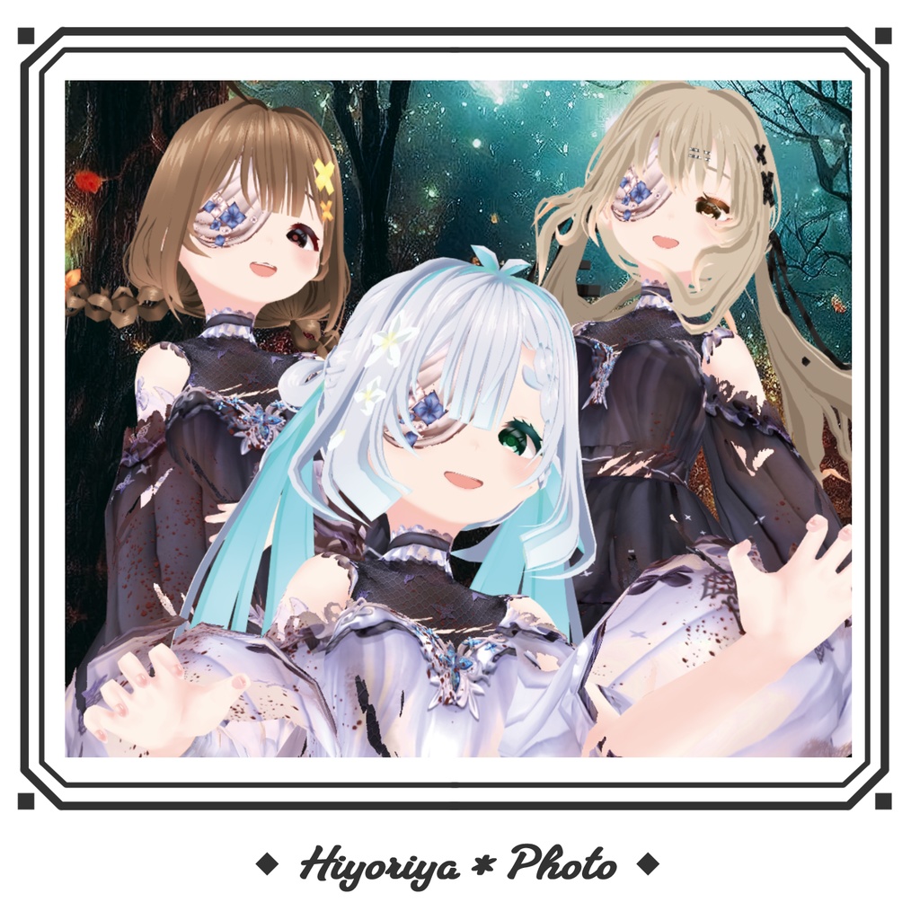 【VRoid】Halloween2025 お化けドレス|Ghost Dress