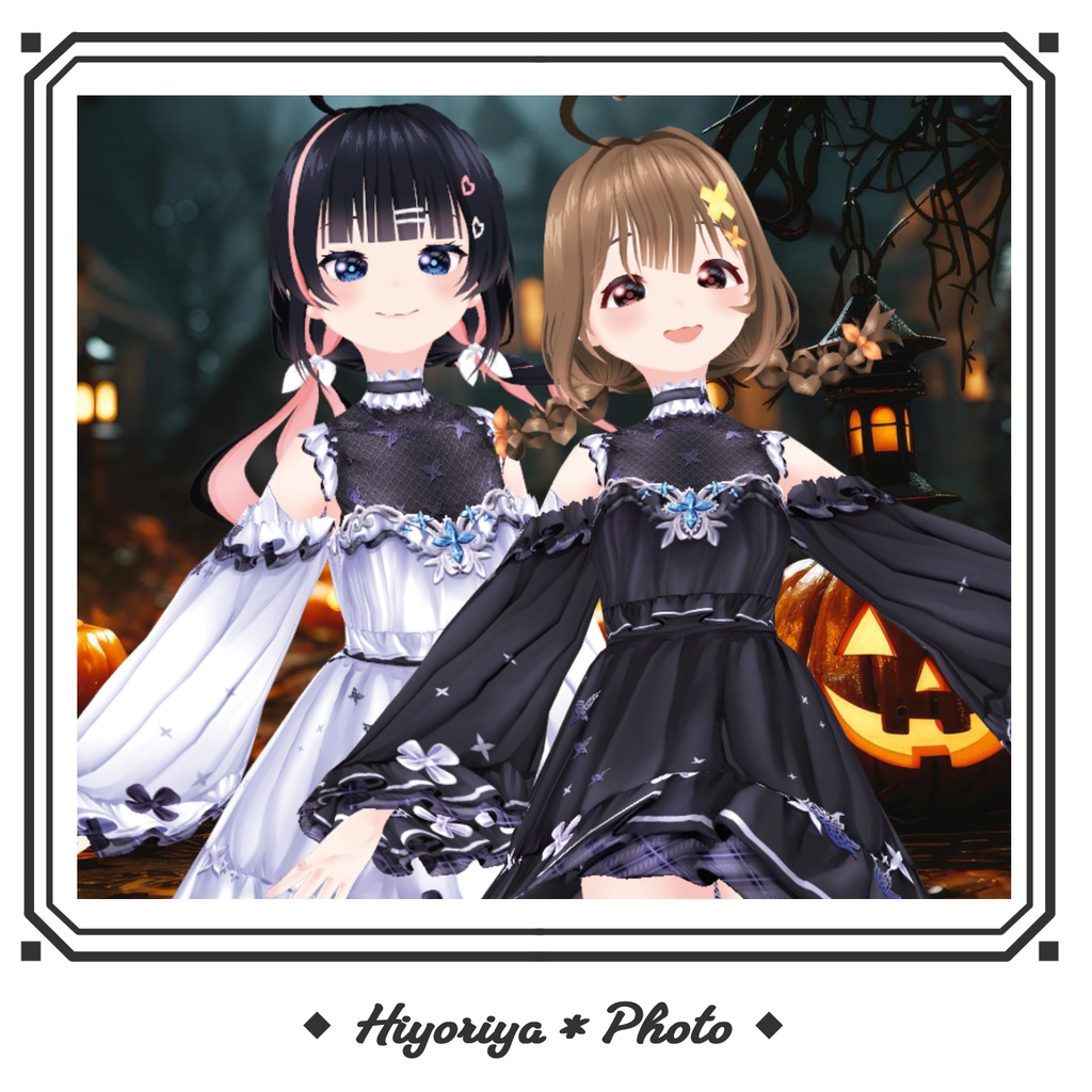 【VRoid】Halloween2025 お化けドレス|Ghost Dress