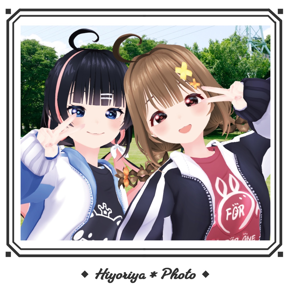 【VRoid】クラスTシャツ風ジャージ|Class T-shirt style Tracksuit