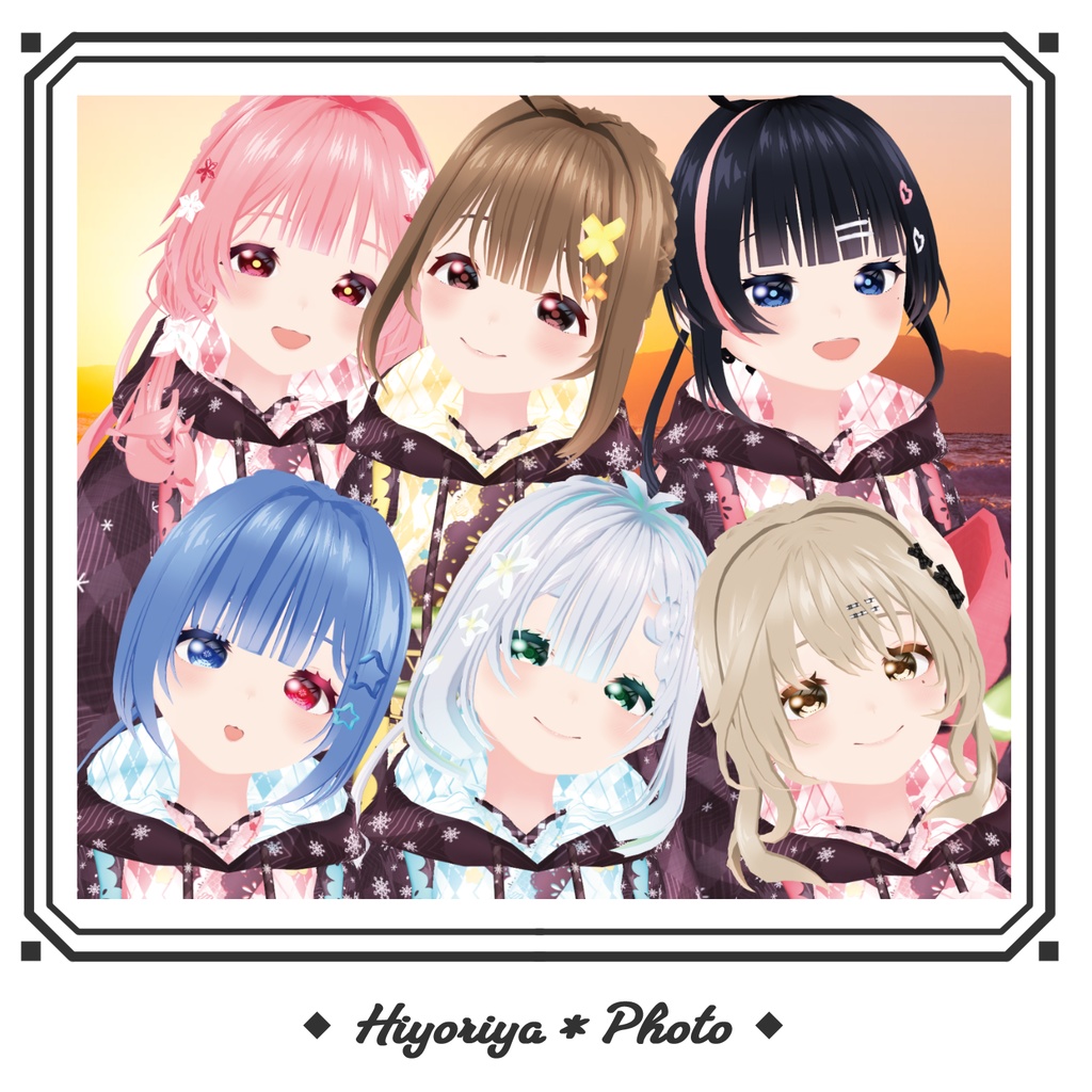 【VRoid】NewYear2026!アーガイル・モダン和洋折衷着物|Argyle Modern Fusion Kimono