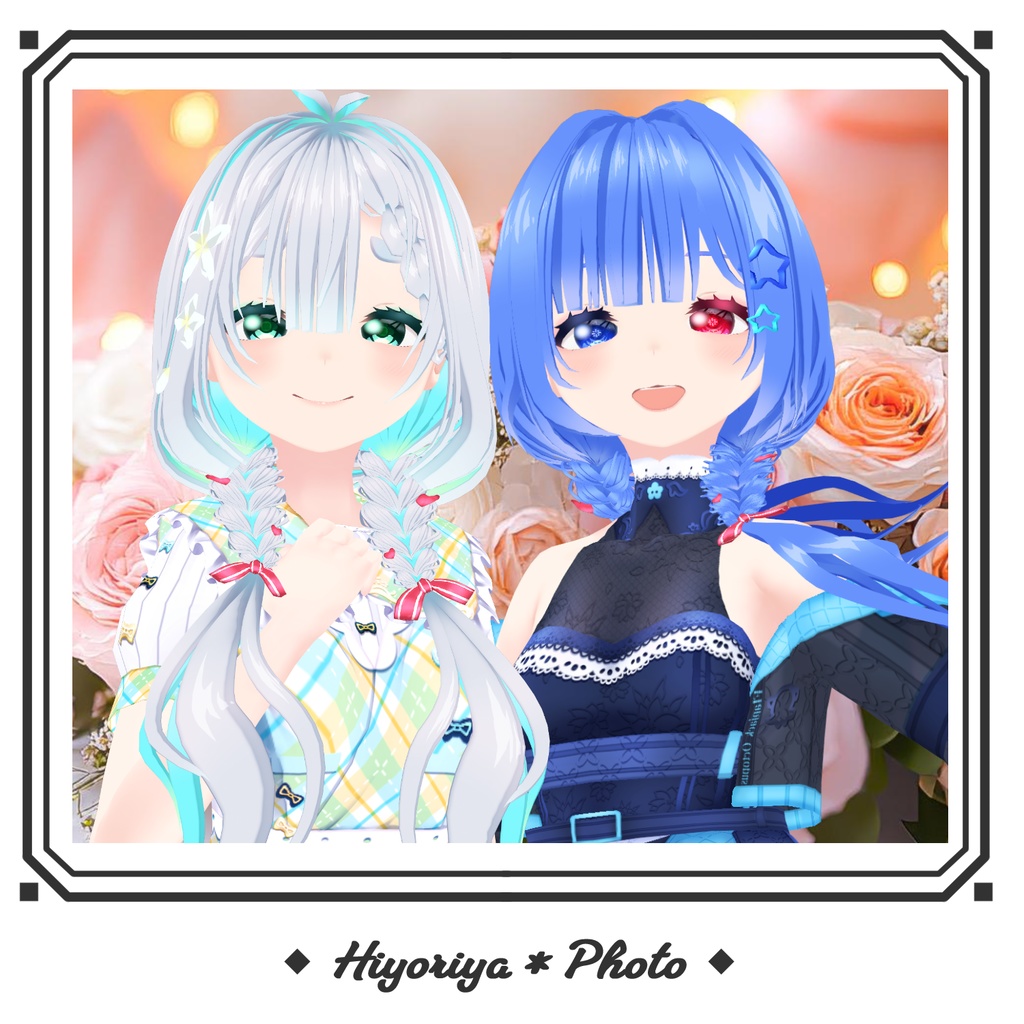 【VRoid】メルティ♡ハート三つ編み|Melty ♡ Heart Braids