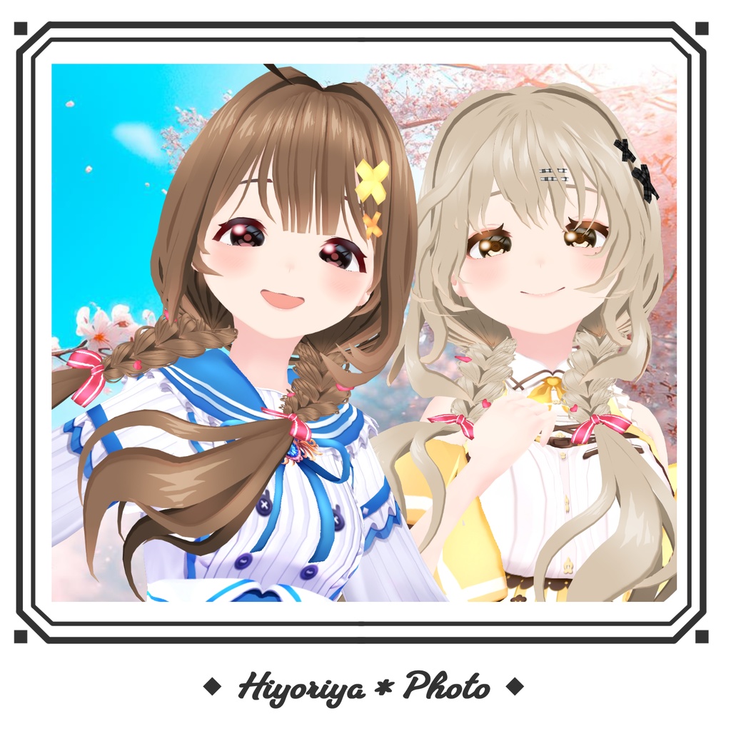 【VRoid】メルティ♡ハート三つ編み|Melty ♡ Heart Braids