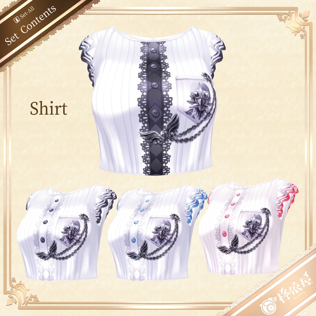 【VRoid】鴉蓮ノ従者セーラー服|Alen: The Attendant Sailor(配信/VTuber/ゲーム制作)