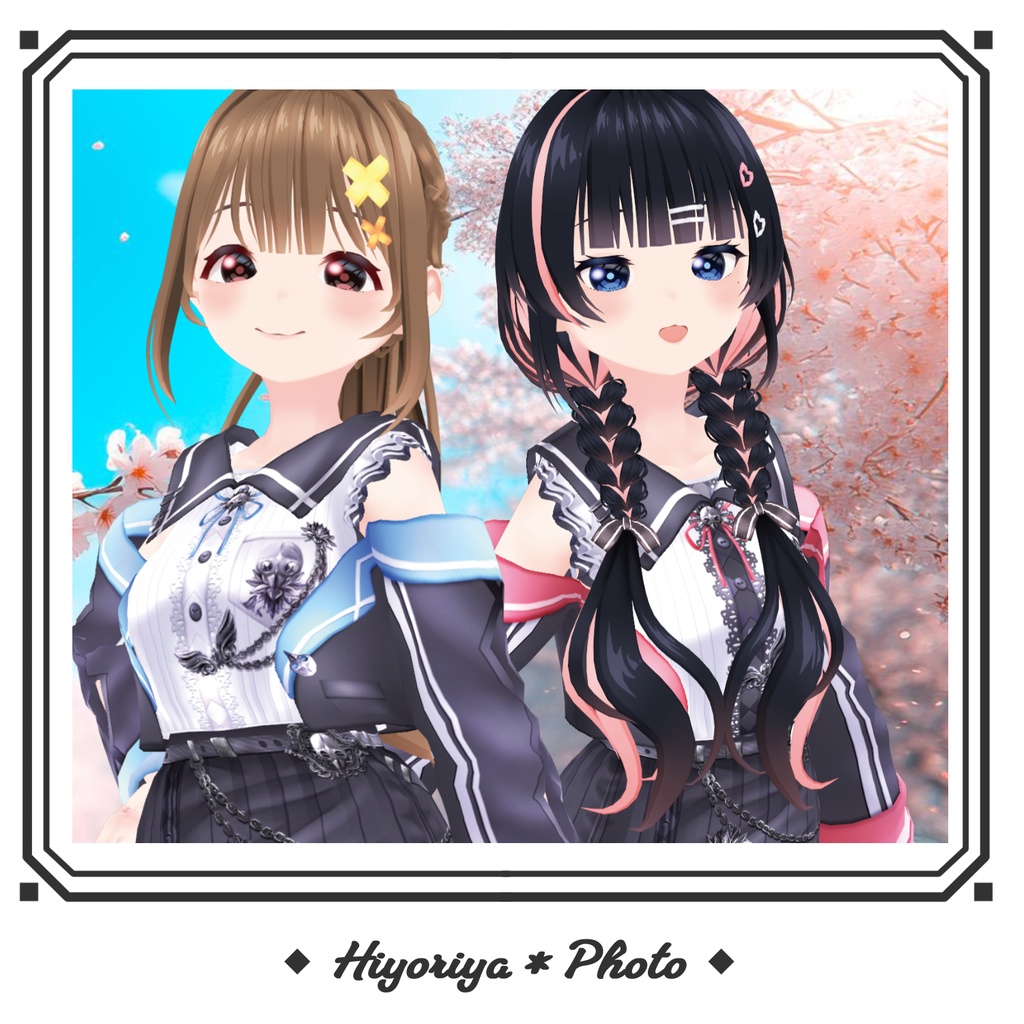 【VRoid】鴉蓮ノ従者セーラー服|Alen: The Attendant Sailor(配信/VTuber/ゲーム制作)