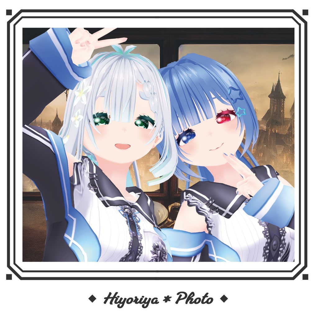 【VRoid】鴉蓮ノ従者セーラー服|Alen: The Attendant Sailor(配信/VTuber/ゲーム制作)