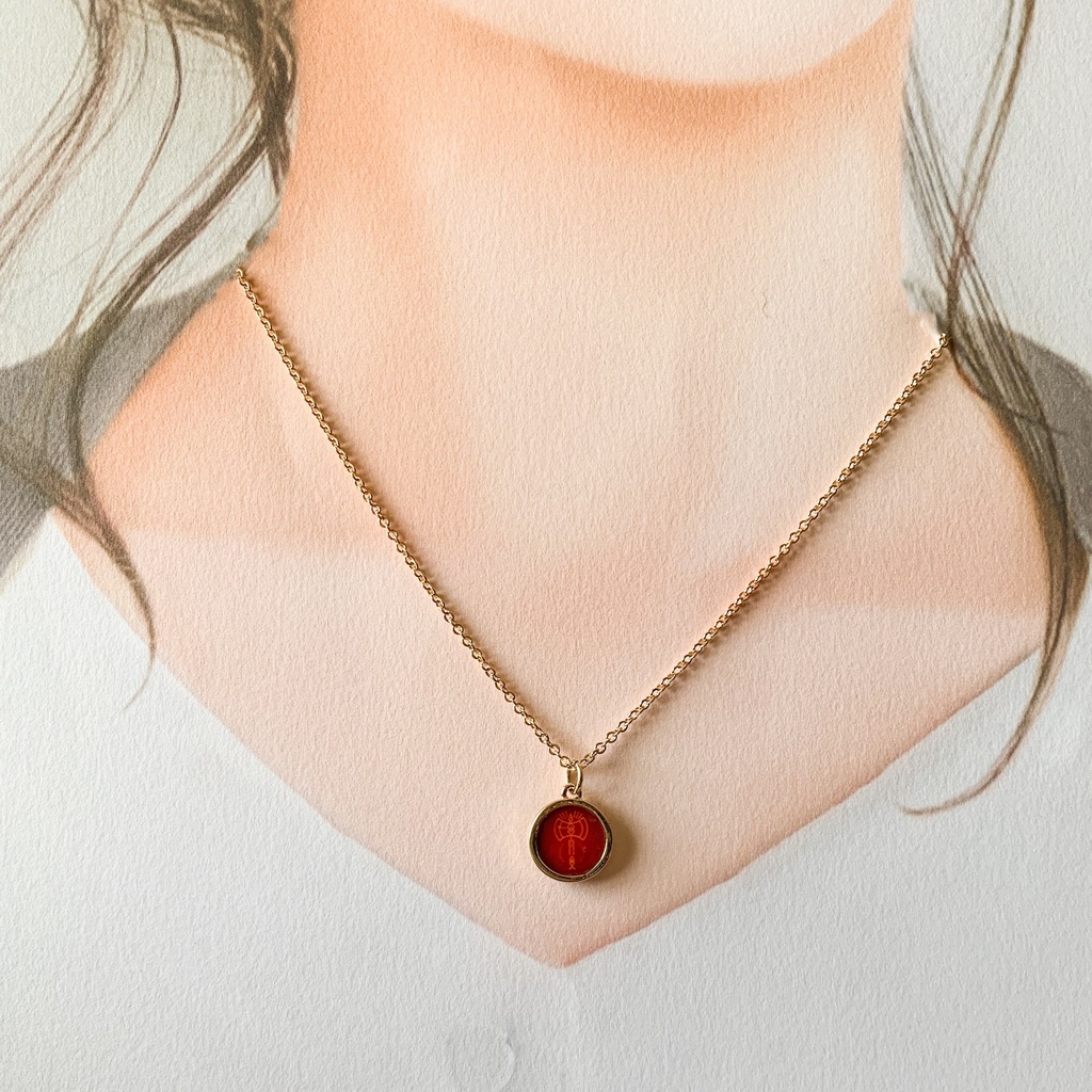 戦士モチーフネックレス