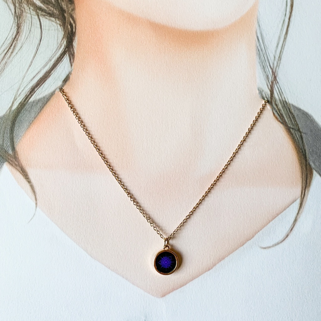 黒魔道士モチーフネックレス