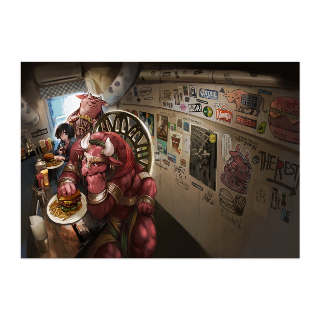 GODBURGERs IN TOKYO 1+2 ポスター(マット紙)