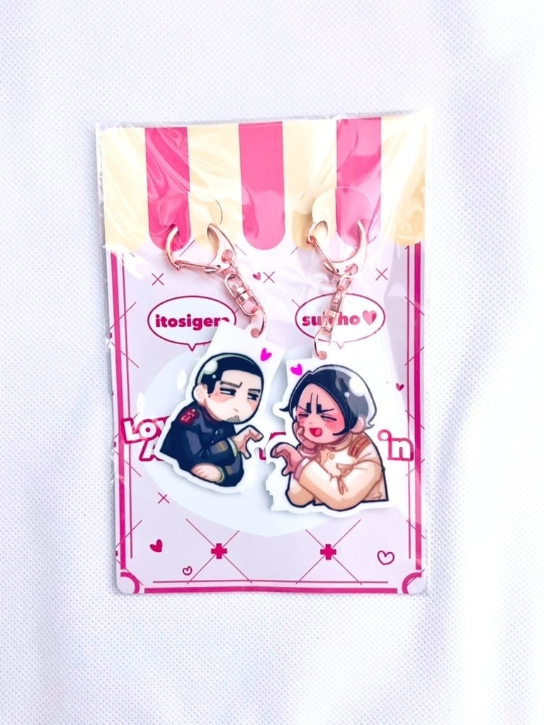 【♡あり】月鯉ペア♡アクキー