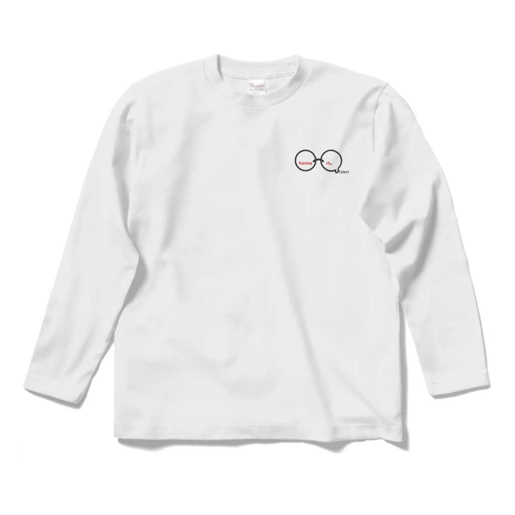 かろーなロゴ_ロングスリーブTシャツ