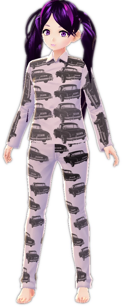 2 piece PAJAMA sets! VARIATIONS vroid textures