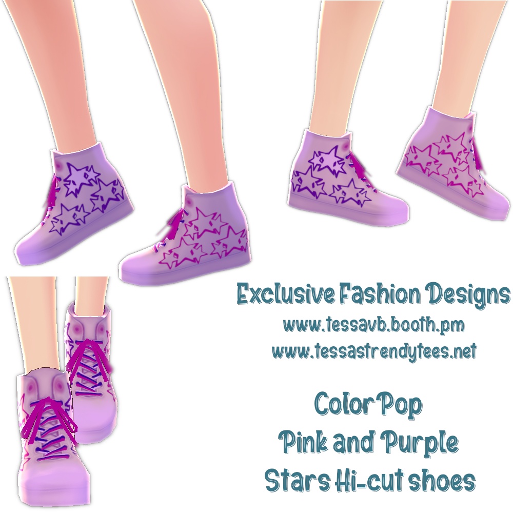 ColorPop Collection - Pink and Purple Stars