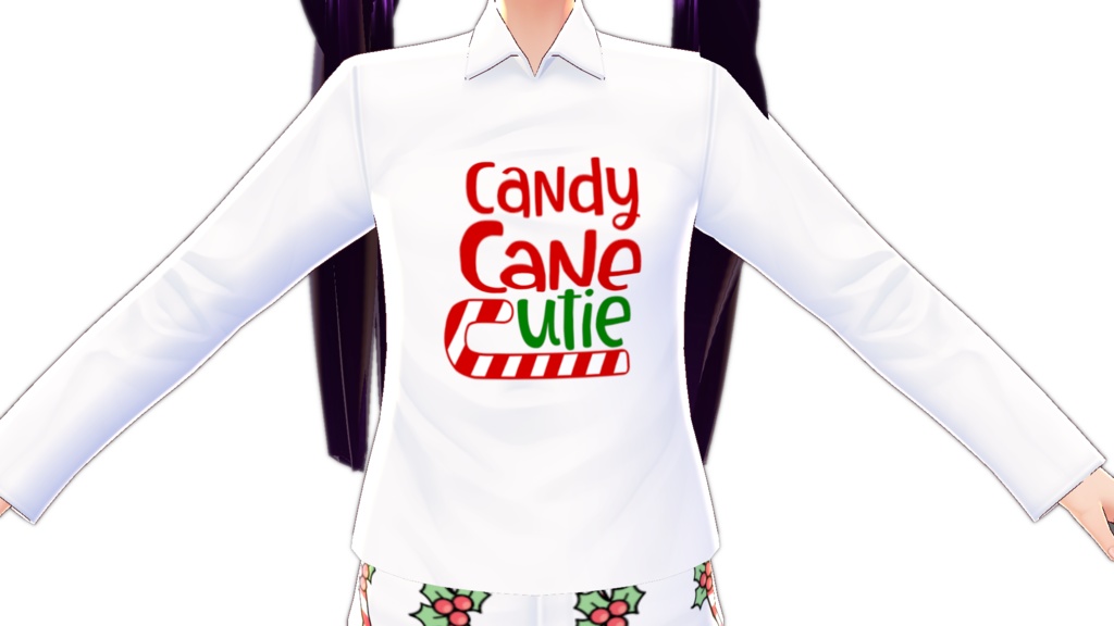 Candy Cane Cutie VARIATIONS Vroid Textures
