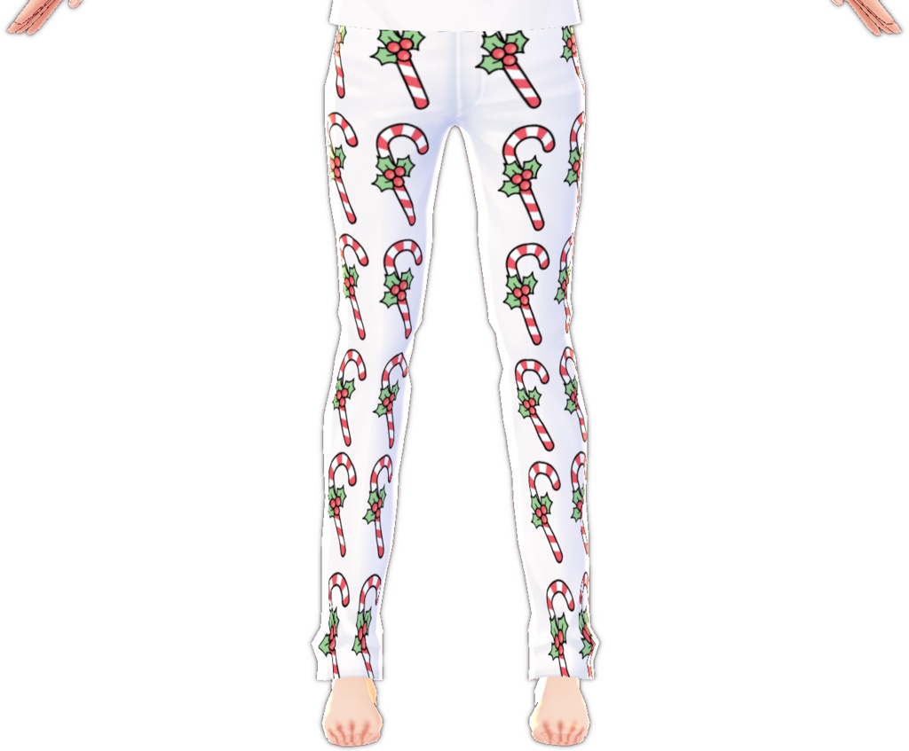 Candy Cane Cutie VARIATIONS Vroid Textures