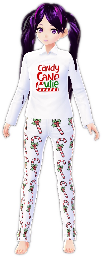 Candy Cane Cutie VARIATIONS Vroid Textures