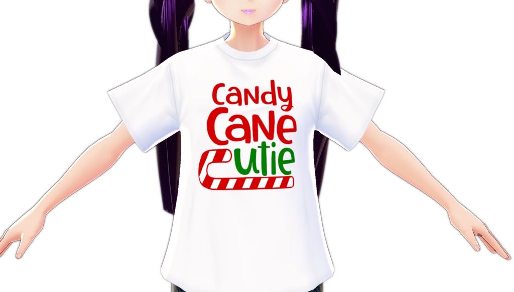 Candy Cane Cutie VARIATIONS Vroid Textures