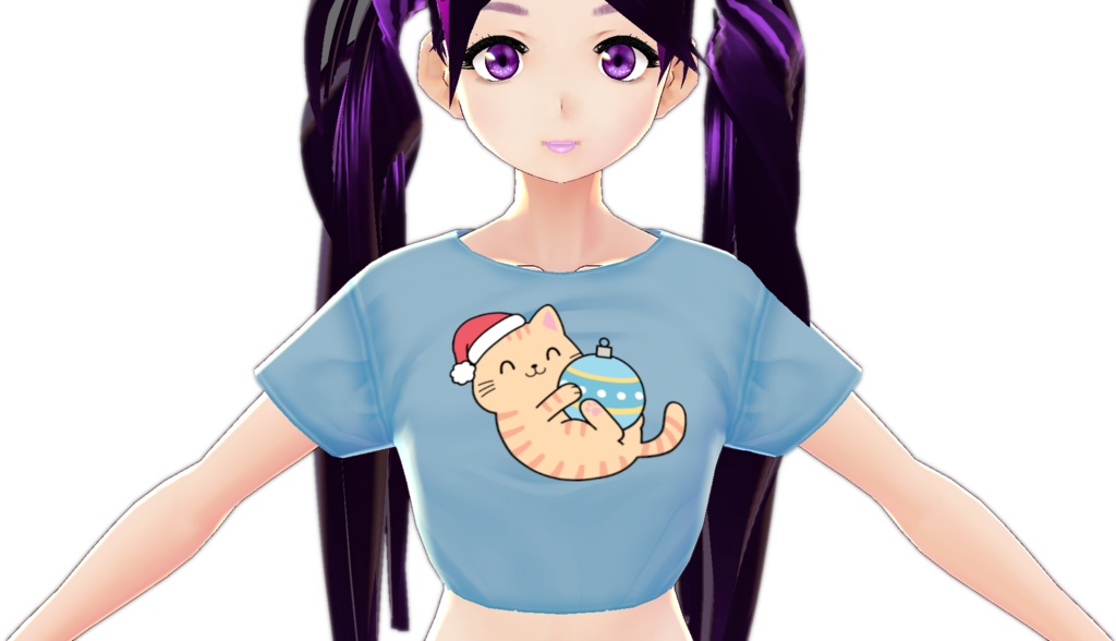 Kawaii Cat Ornament VARIATIONS vroid textures