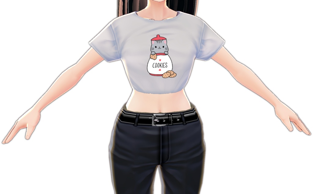 Kawaii Cookie Jar Cat VARIATIONS vroid textures