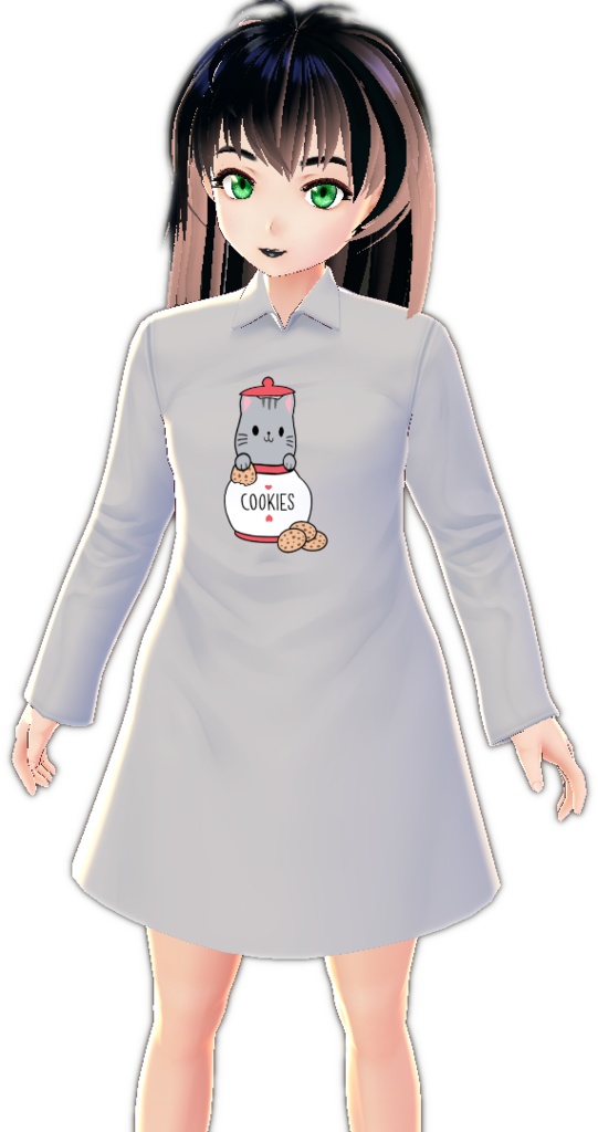 Kawaii Cookie Jar Cat VARIATIONS vroid textures