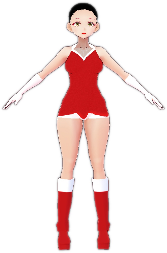 Holiday Dancer 7 PIECE COMPLETE SET VROID textures