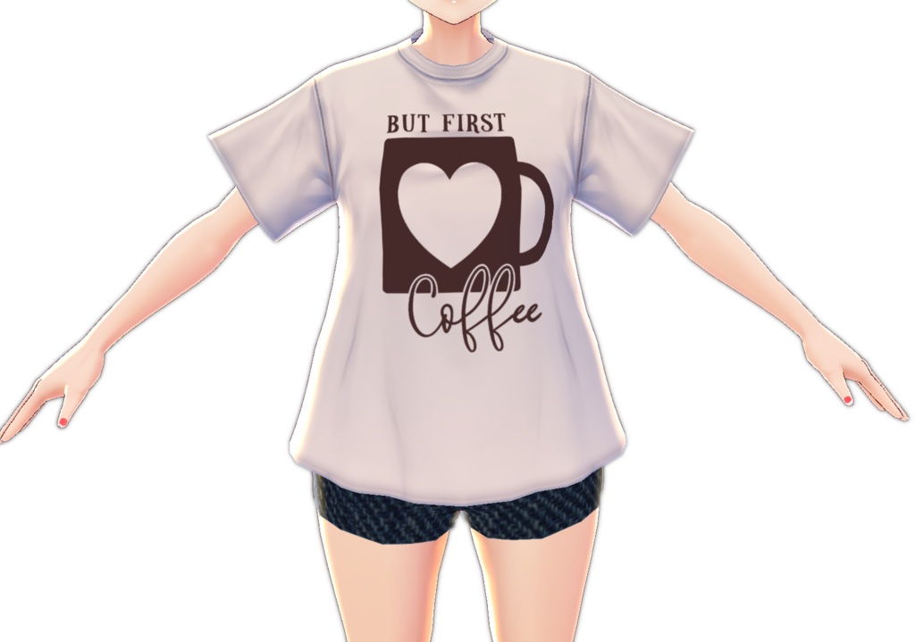 But First, Coffee 3 piece VROID textures set