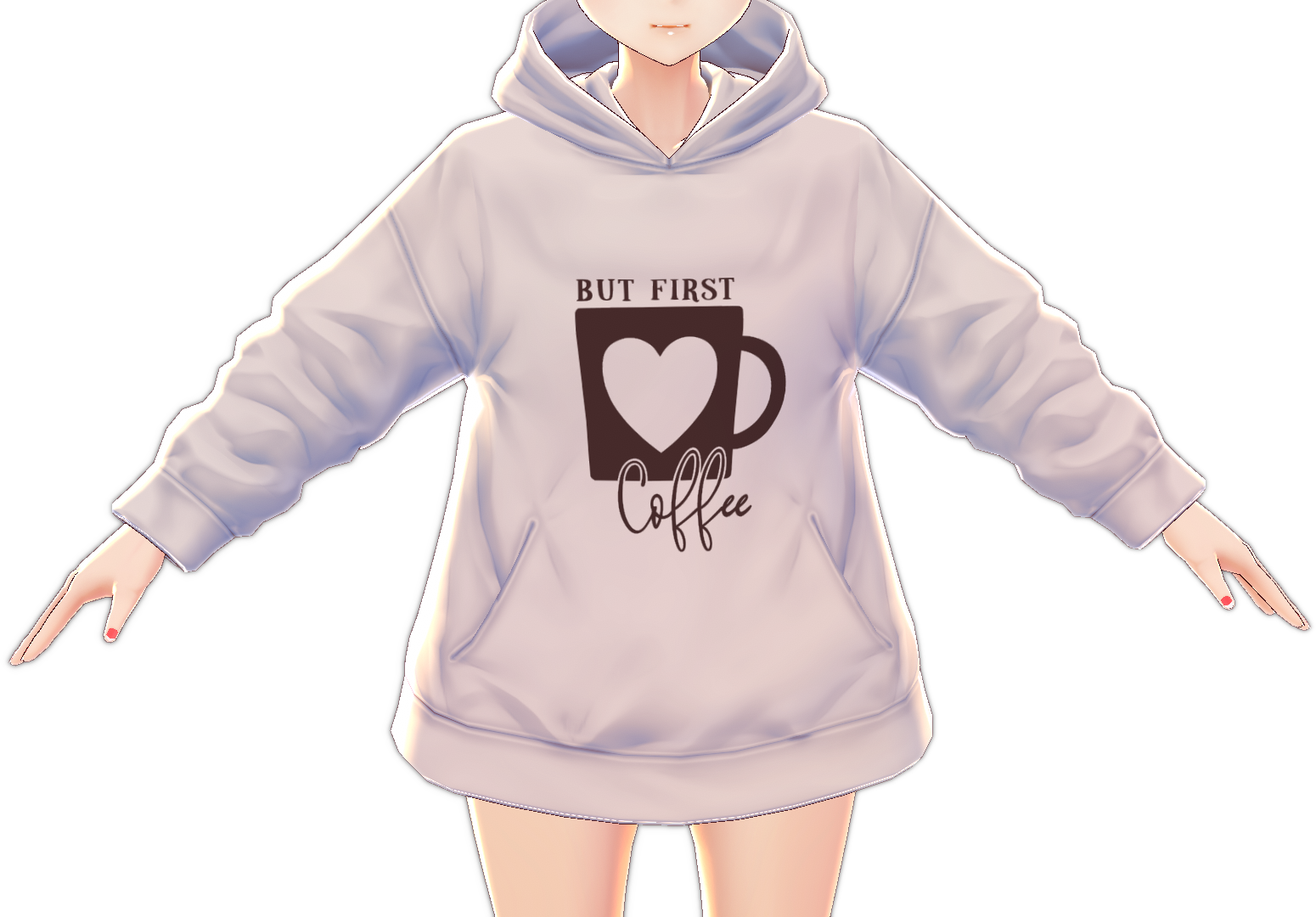 But First, Coffee 3 piece VROID textures set