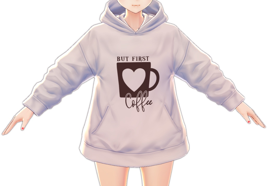 But First, Coffee 3 piece VROID textures set