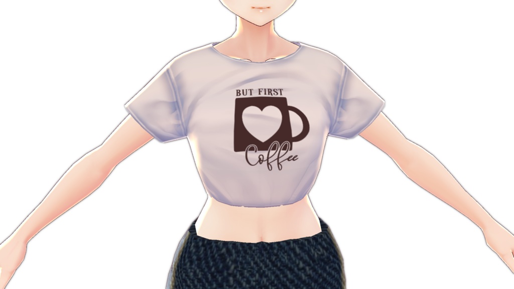 But First, Coffee 3 piece VROID textures set