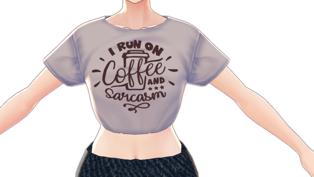 Coffee & Sarcasm 3 piece VROID TEXTURE SET
