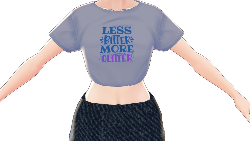 Less Bitter More Glitter 3 piece VROID TEXTURES