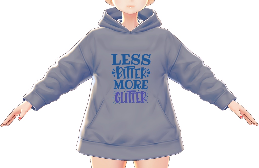 Less Bitter More Glitter 3 piece VROID TEXTURES