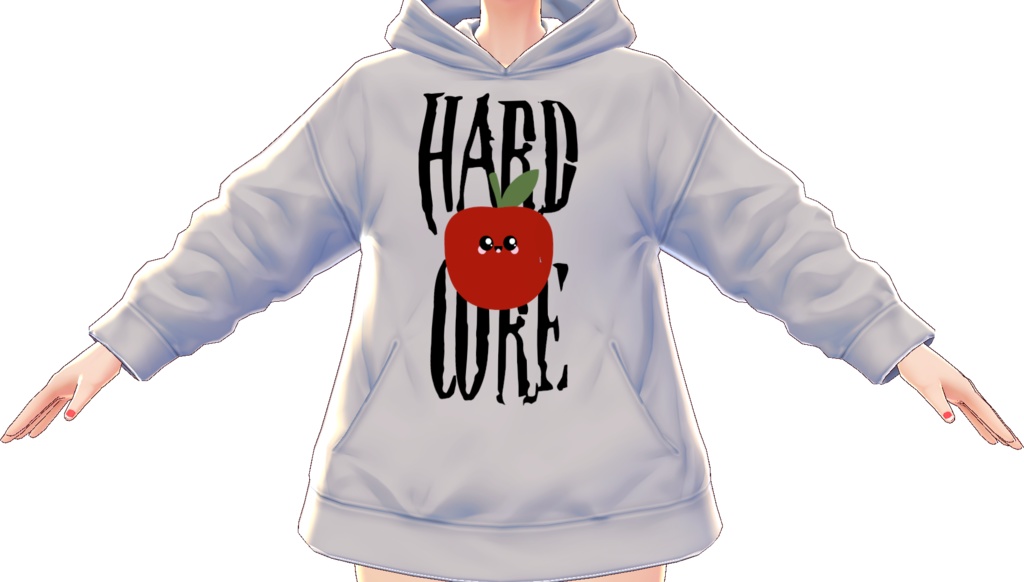 Kawaii Apple "Hard Core" 3 piece VROID textures