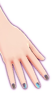 Blue Geometric Belted Dress Set VROID textures