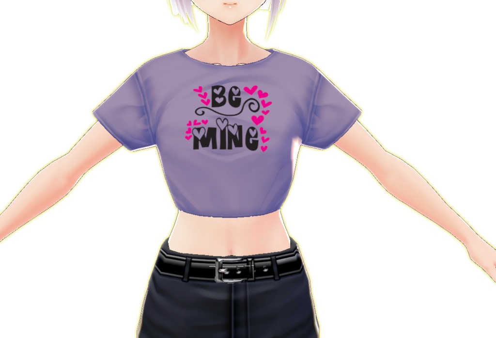 BE MINE Valentine 3 piece VROID textures