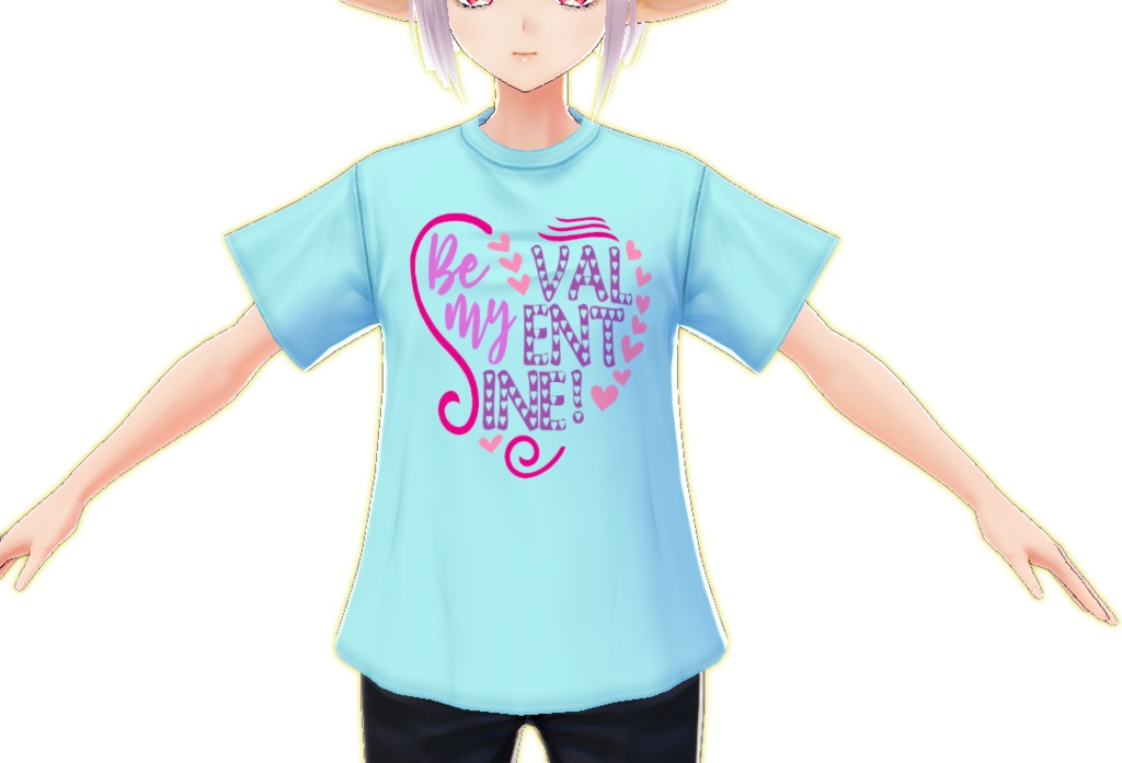 Be My Valentine 3 piece VROID textures