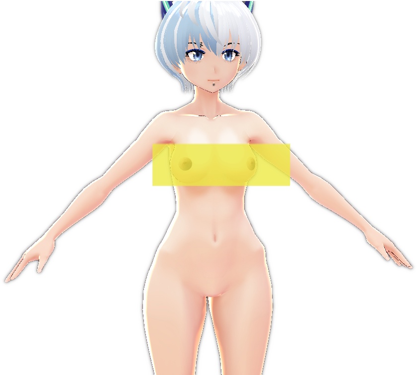 Realistic Nipples and Enhanced Breast VROID texture