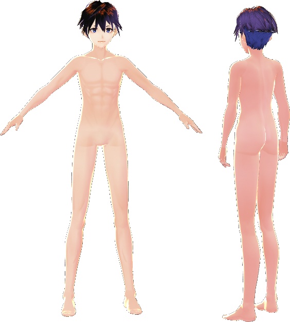 Abs Muscles MALE body texture