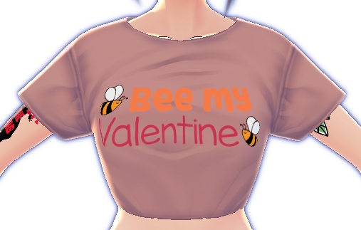 Bee My Valentine 3 piece VROID textures