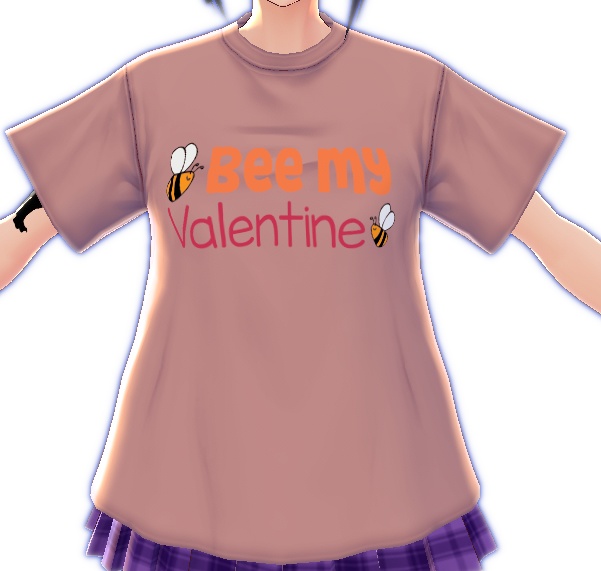 Bee My Valentine 3 piece VROID textures