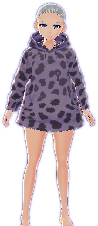 Animal Print Hoodies 5 piece VROID textures
