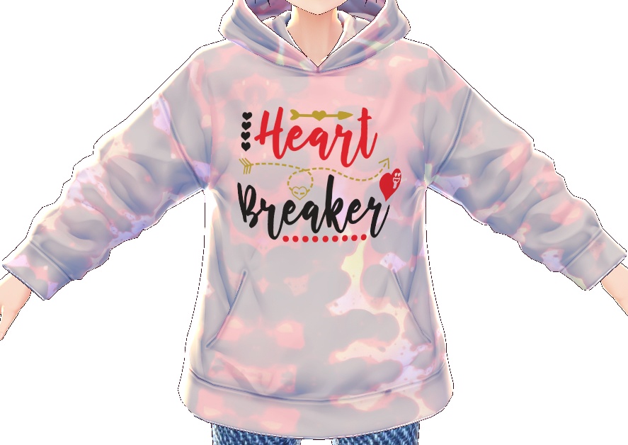 Heartbreaker 3 piece VROID textures