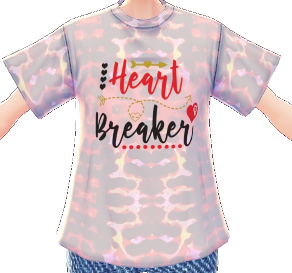 Heartbreaker 3 piece VROID textures