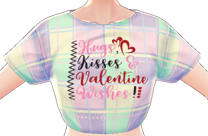 Hugs Kisses Valentine Wishes #2 VROID textures