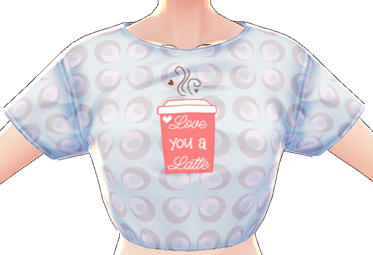 Love You a Latte 3 piece VROID textures