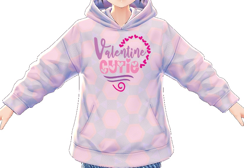 Valentine Cutie 3 piece VROID textures