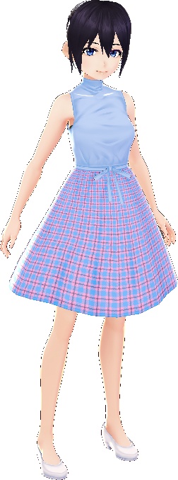 5 piece Dresses with Patterned Skirts VARATIONS VROID textures