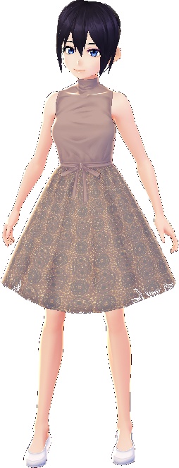 5 piece Dresses with Patterned Skirts VARATIONS VROID textures