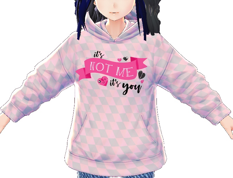 It's Not ME, it's YOU 3 piece VROID textures